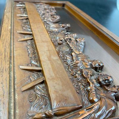 Vintage Coppercraft Guild Leonardo DaVinci The Last Supper Copper 20-1/2" X 10"