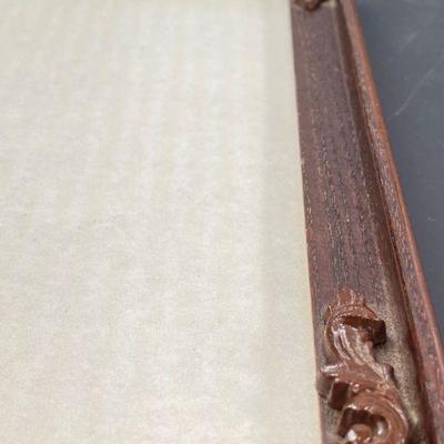 VINTAGE LA FLEUR DE LIS WOODEN PICTURE FRAME 8 X 10