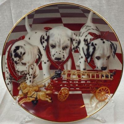 PUPPY BRIGADE: FIRE CAPERS  COLLECTORS PLATE