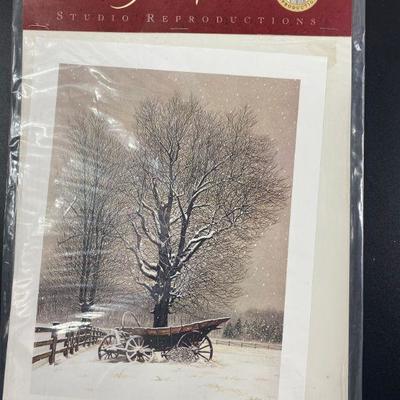 BOB TIMBERLAKE FEBRUARY AT RIVERWOOD MINI PRINT (UNFRAMED) 8 X 11 NEVER OPEN
