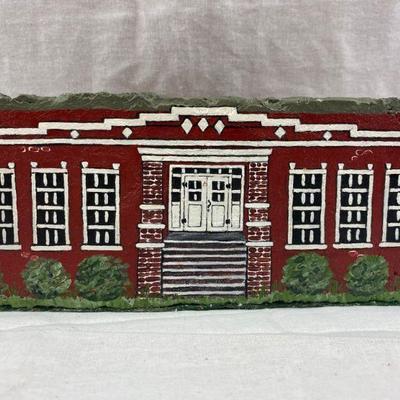 HAND PAINTED ELIZABETHTOWN 1929-1989 BK DOOR STOP