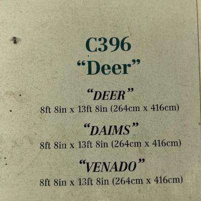 WALLMURAL C396 DEER.  8 EASY TO HANDLE PANELS