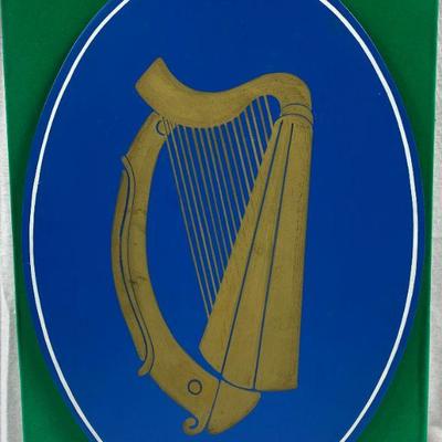 IRELAND COAT OF ARMS FOR HONORAY CONSUL OF IRELAND