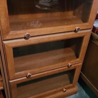 B55 Barrister Bookcase Reproduction Second Of A Pair Listed Separately Estatesales Org