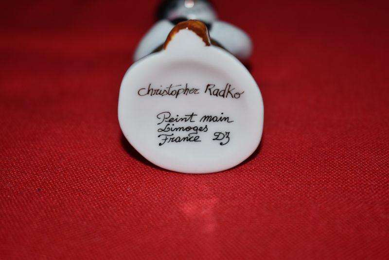 Lot 36, Limoges Peint Main, Christopher Radko Snowman Trinket Box