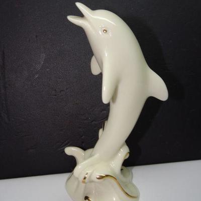 Vintage Miniature LENOX Dolphin Figure 