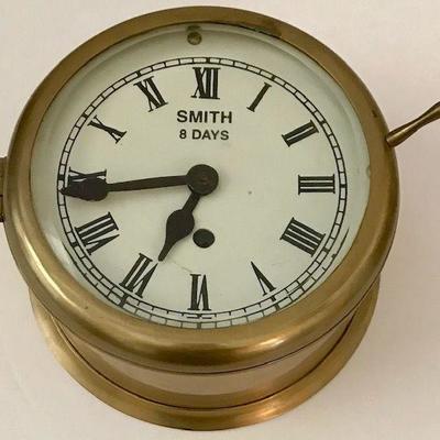 Smith 8 Day Porthole Ship's Clock