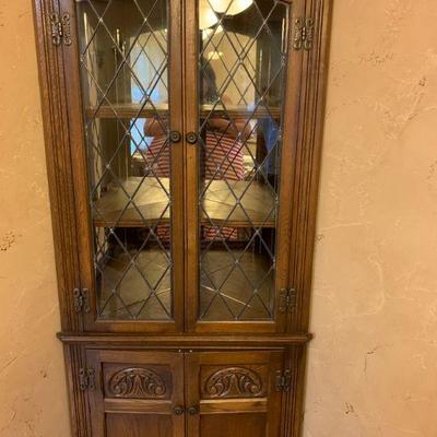 Corner Curio Cabinet
