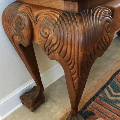 Solid Oak Entry Table