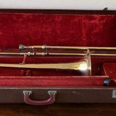 Vintage King Trombone With Case