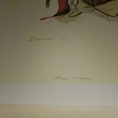 JAMES BAMA "A CROW INDIAN " SIGNED #653