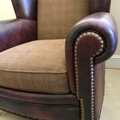 Whittemore-Sherrill Leather Canterbury Chair