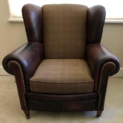Whittemore-Sherrill Leather Canterbury Chair