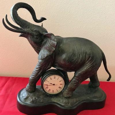 Maitland Smith Elephant Clock