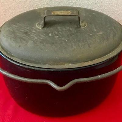 Vintage Judge Brand 2 Gallon Enamel Pot