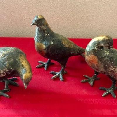Three Bird Figures