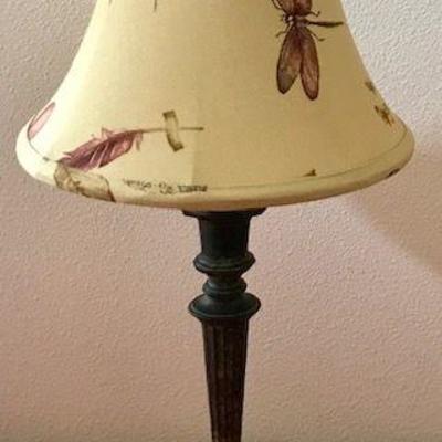 Lamp With Butterfly Shade