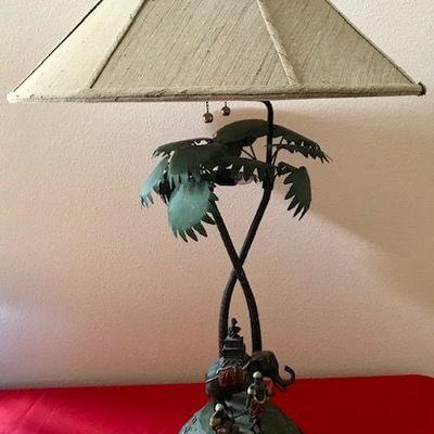 African Motif Lamp