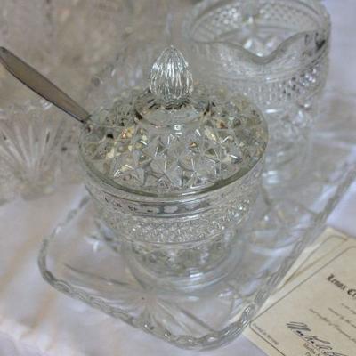 Lot 9 Crystal/Glass Serving Pieces