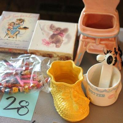 Lot 28 Misc. Vintage Baby Collectibles