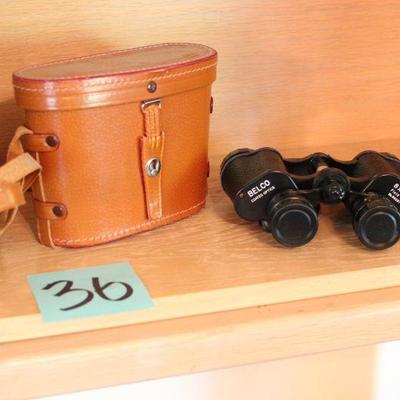 Lot 36 Binoculars w/ Case