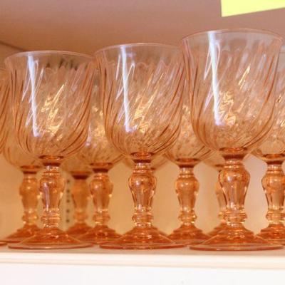 Lot 58 Vintage Pink Glassware