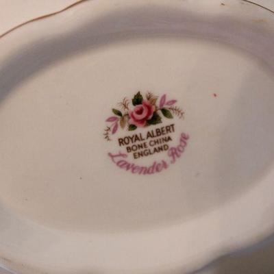 Lot 60 Lavender Rose Royal Albert Bone China Set