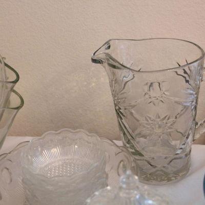Lot 64 Glass Serving Pieces & More