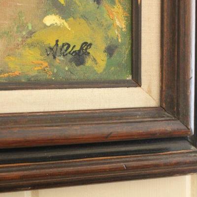 Lot 66 Large Framed Signed Oil Painting