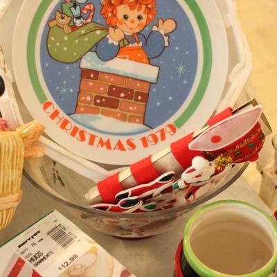 Lot 73 Christmas Dishes & Serving Pieces