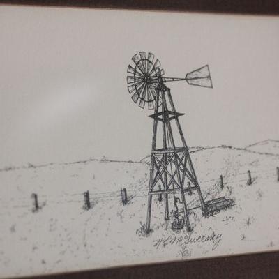 Lot 85 Misc. Size Wood Frames & Art