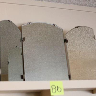 Lot 86 Vintage Trifold Vanity Mirror