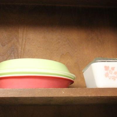 Lot 98 Pink & Lime Green Pyrex 