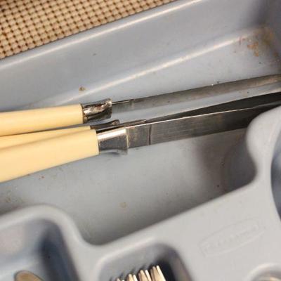 Lot 110 Vintage Flatware & Steak Knifes