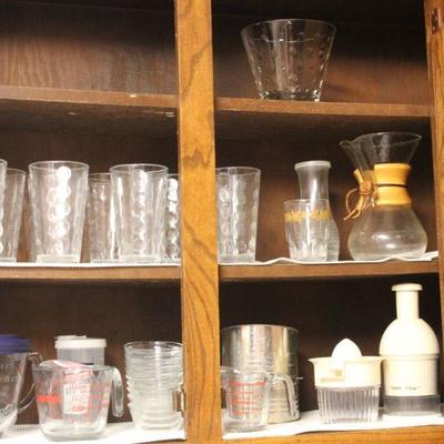 Lot 121 Glassware, Measuring Cups & More