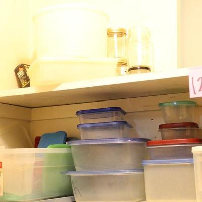 Lot 126 Misc. Pantry Items - Tupperware