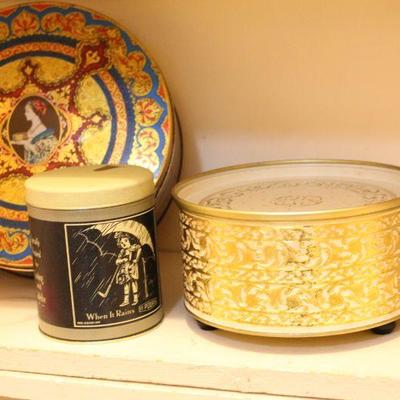 Lot 129 Vintage/New Tin Lot