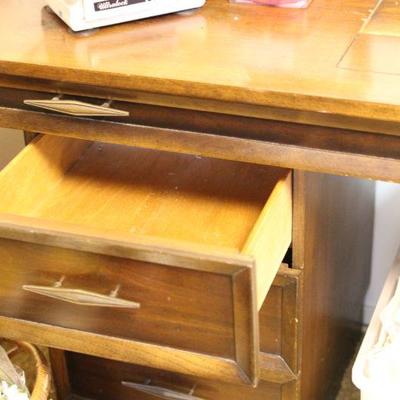 Lot 136 Mid-Century Sewing Desk/Table
