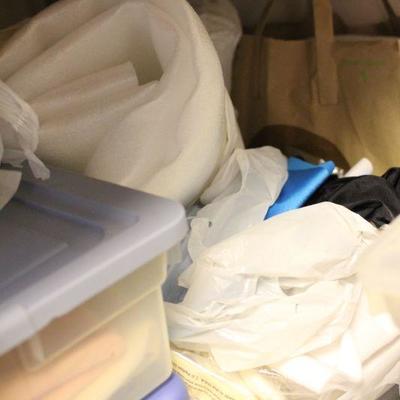 Lot 146 HUGE Fabric Lot w/ Table