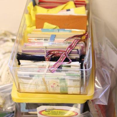 Lot 147 Vintage Ribbons & Sewing Lot