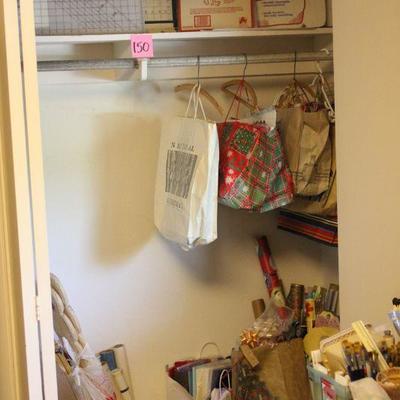 Lot 150 Contents of Sewing Room Closet