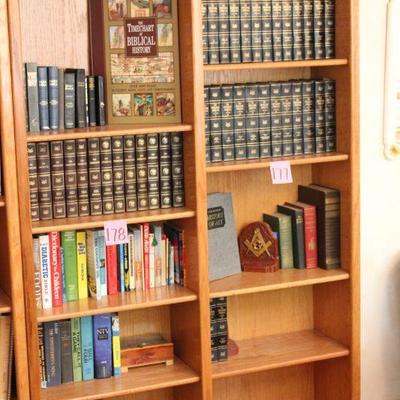 Lot 176 Solid Oak Bookcase (1)