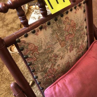 Lot 199 Antique Rocking Chair