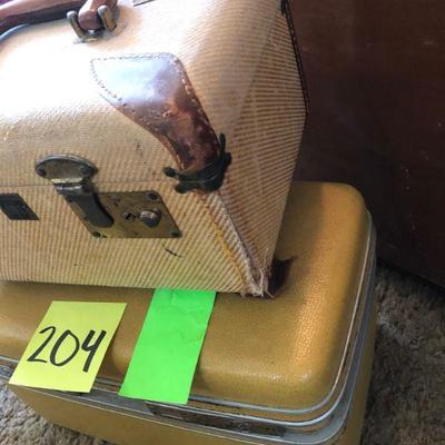 Lot 204 Vintage Train/Travel Cases