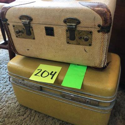 Lot 204 Vintage Train/Travel Cases