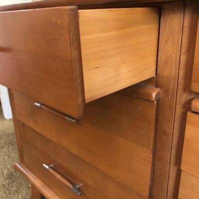 Lot 205 Mid Century Dresser w/ Mirror
