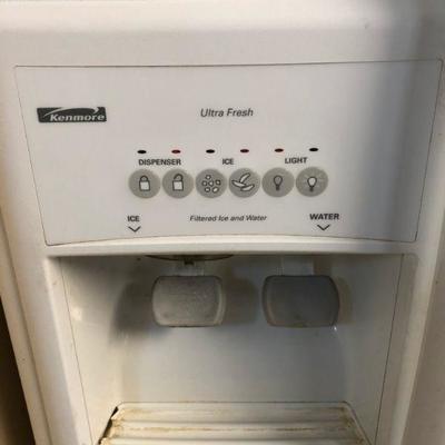 Lot 227 Kenmore Coldspot Refrigerator & Freezer Side by Side