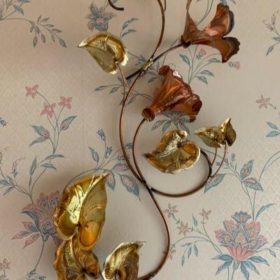 Brass Flower/Leaf Design