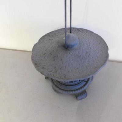 Vintage Cast Iron Flat Roof Pagoda Tea Light Lantern 9