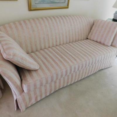 Upholstered Single Cushion Couch 81